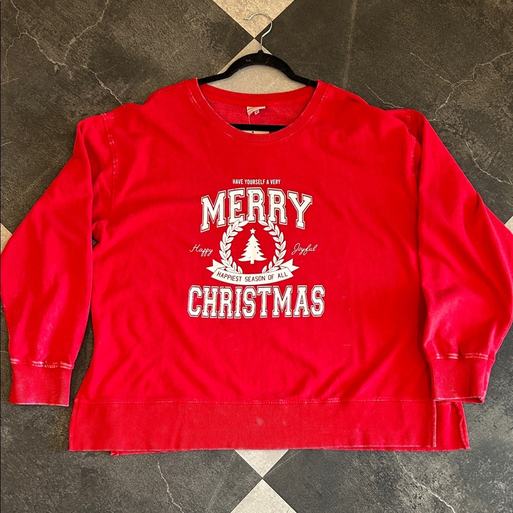 Jadelynn Brooke Red Holiday Sweatshirt